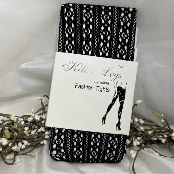 Killer Legs by Yelete Accessories - Killer Legs Chic Fashion Tights by Yelete Glamorous Decadent Details Leggings